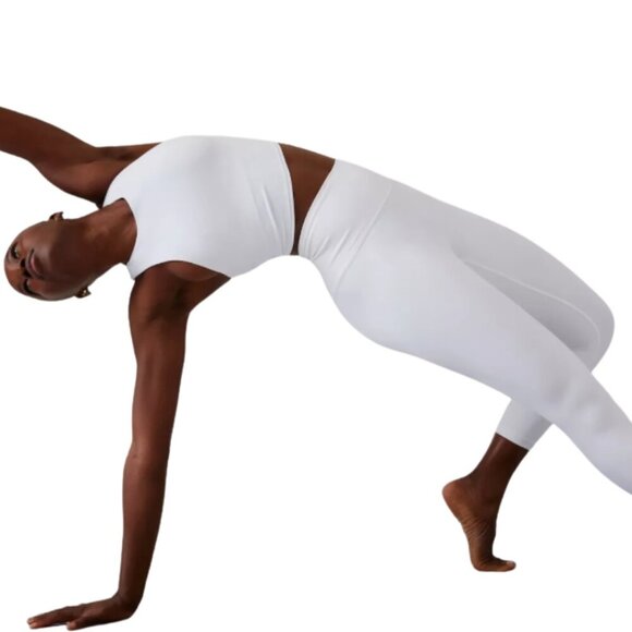 White Athleta Ultra high rise elation 7/8 tight - Picture 4 of 5